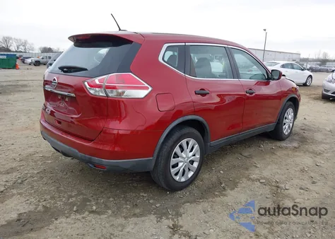 2016 Nissan Rogue S из США, поврежденный, VIN KNMAT2MT4GP675945